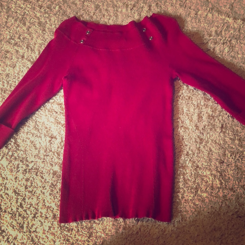 Red sweater